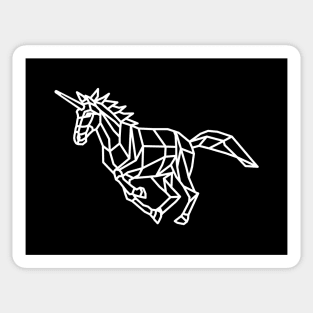 Geometric Unicorn Sticker